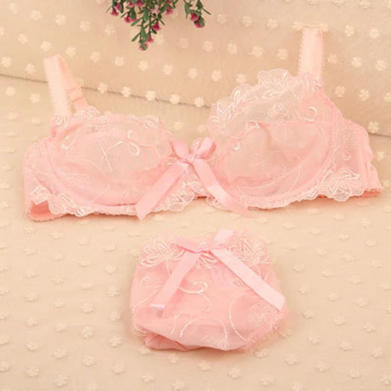 Lingerie dentelle transparente ensemble deux pièces Quintessence