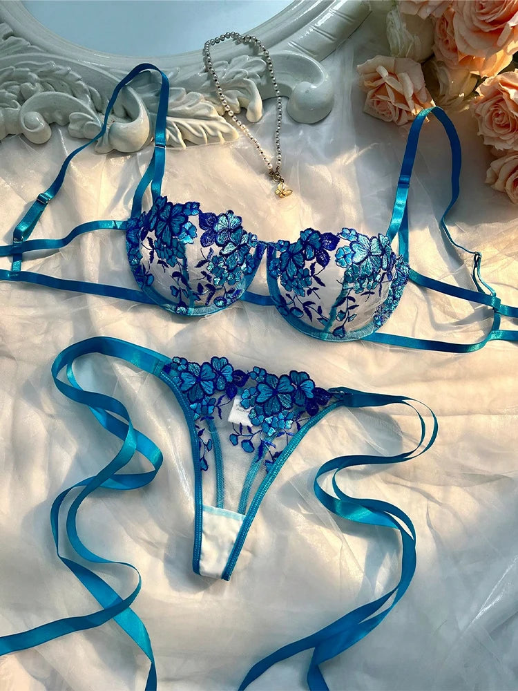 Ensemble lingerie deux pièces transparent Lune de Miel