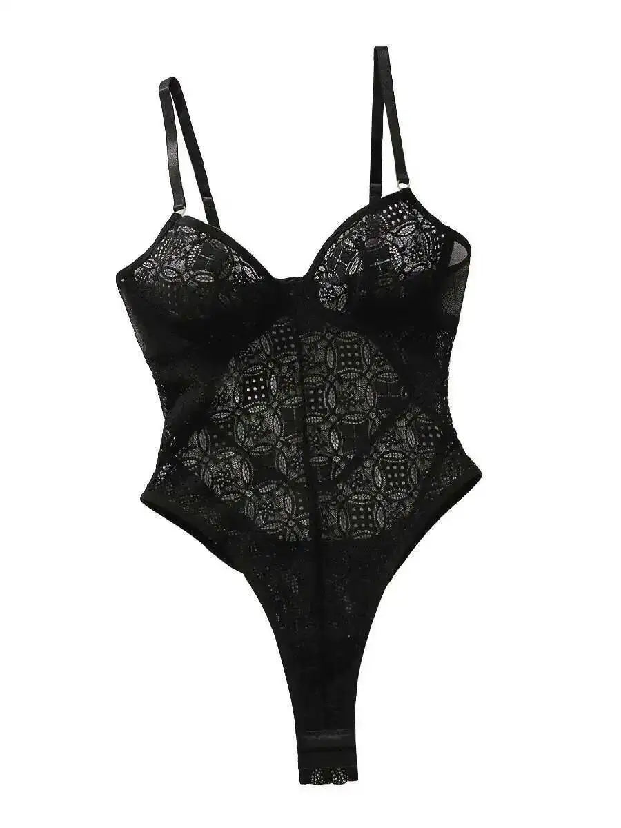 Body Dentelle Noir Vintage | L'Iconique Lingerie Premium