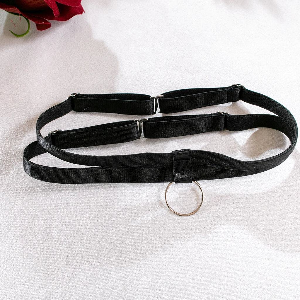 Ensemble Lingerie transparent Noir 4 Pièces La Nocturne Premium