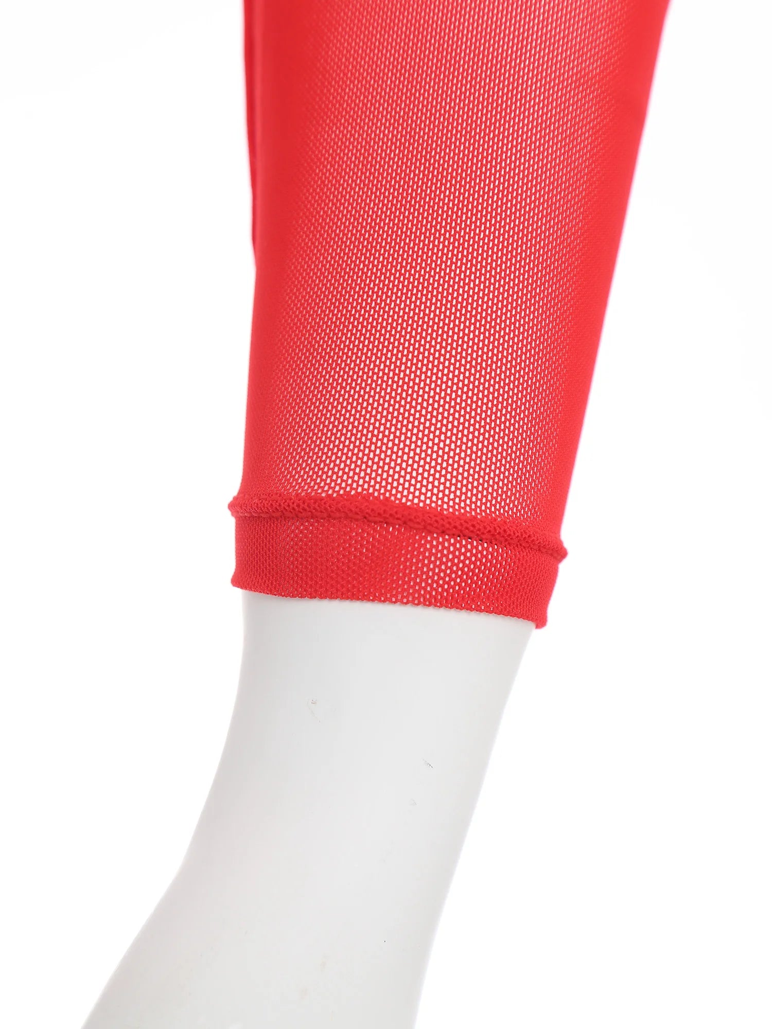 Top Maille Wet Look – Haut court manches longues effet mouillé Prisma