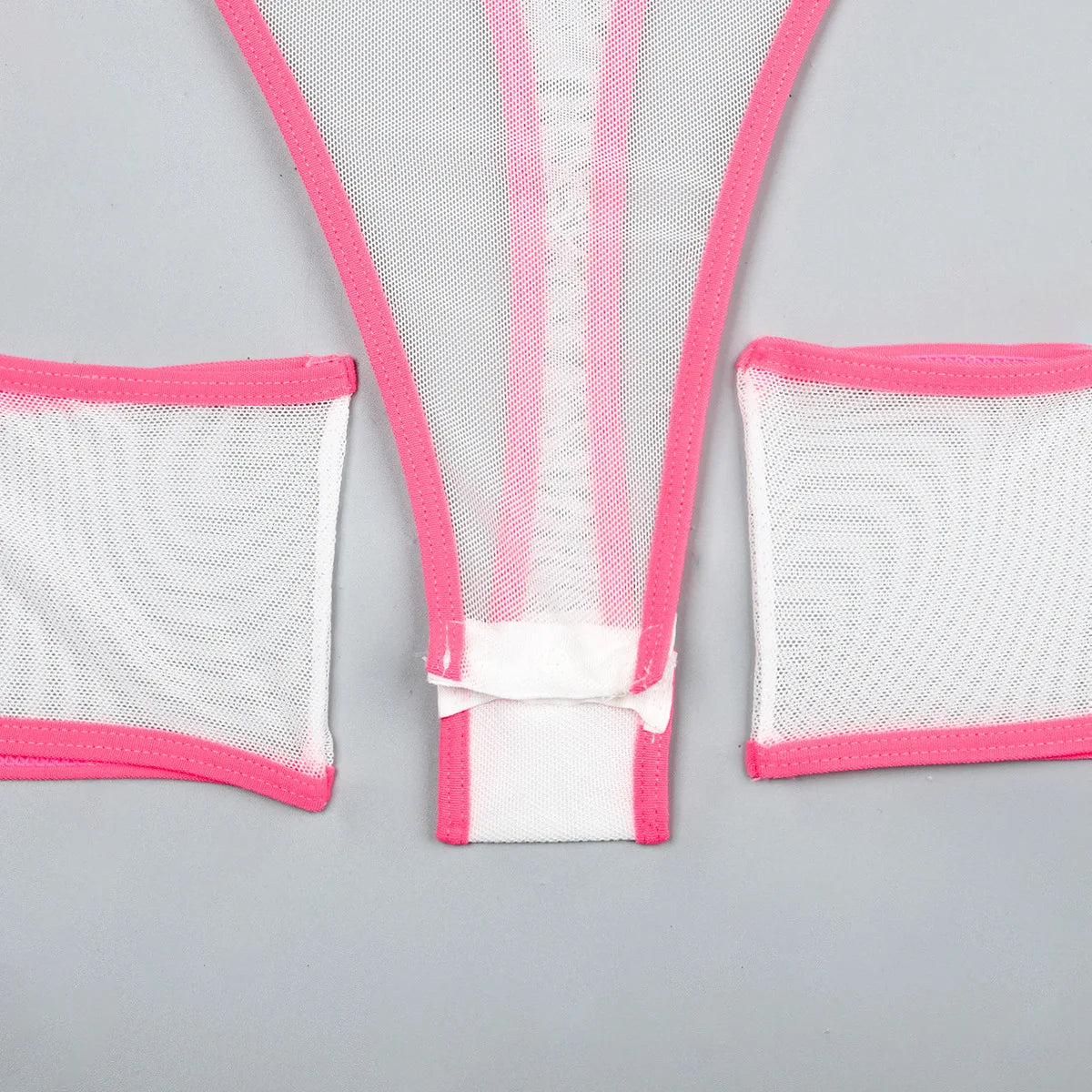 Body string transparent manches longues | L'Essentielle Lingerie Premium