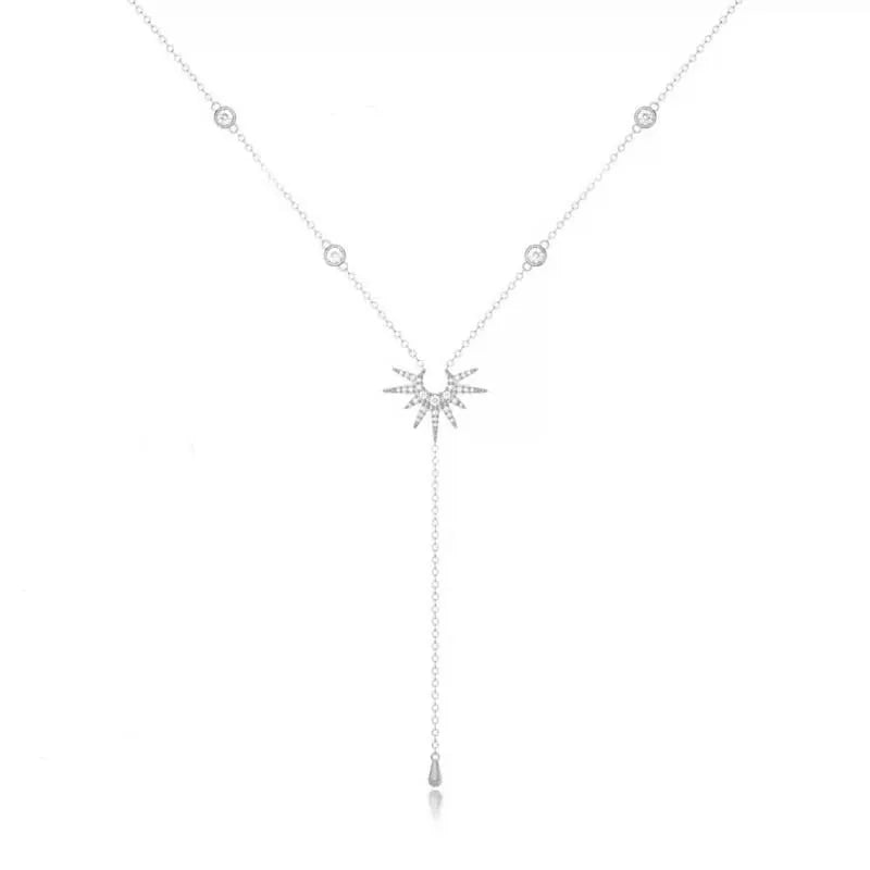 Collier fin avec pendentif pour femme Le Soleil