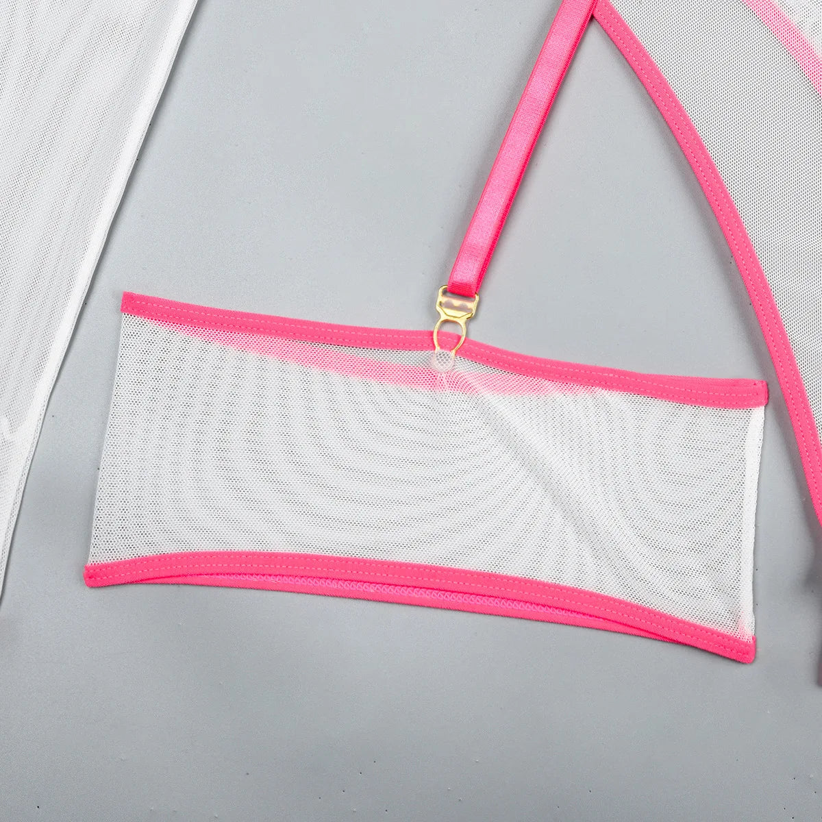 Body string transparent manches longues | L'Essentielle Lingerie Premium